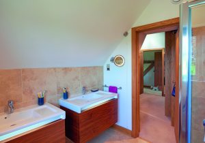 Oak framed bathroom