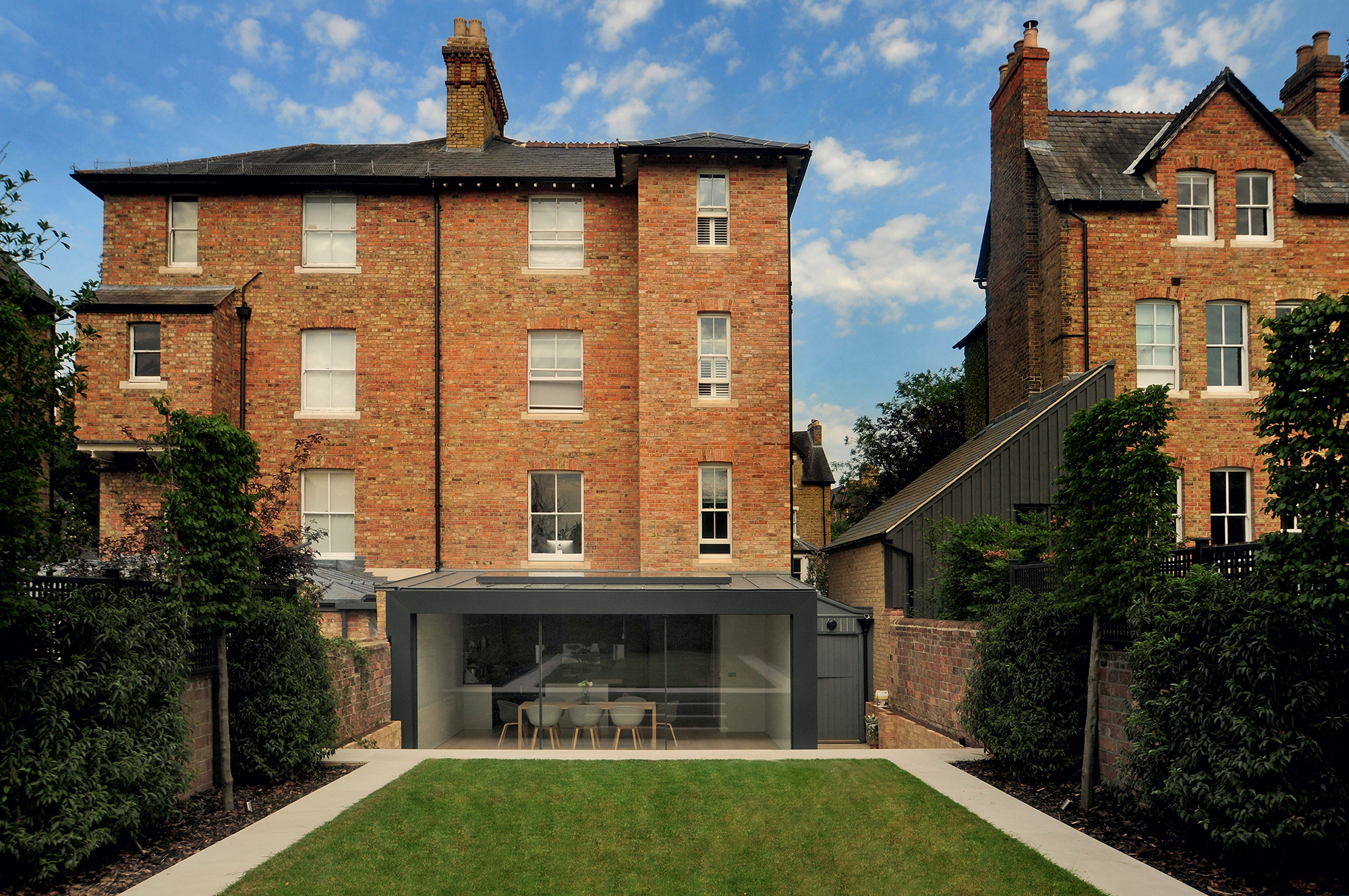 single story Victorian home extension by Riach Architects