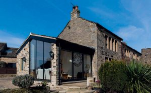 stone house sunroom extension