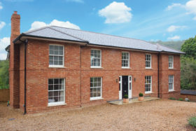 Brick-clad Georgian-style self build