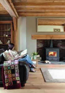 Oak frame living room