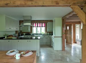 Oak frame kitchen