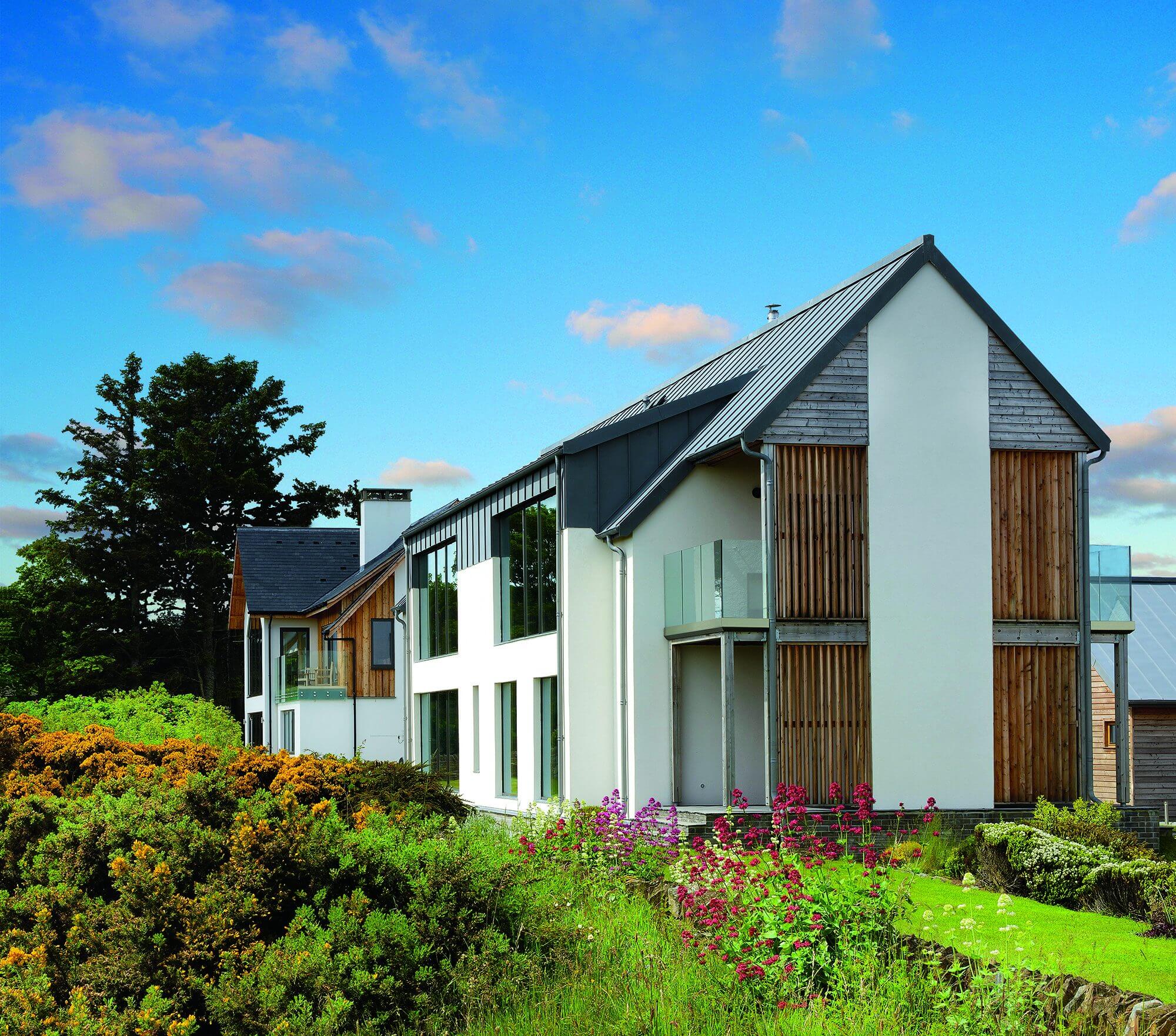 Light-Filled Contemporary Timber Frame Home