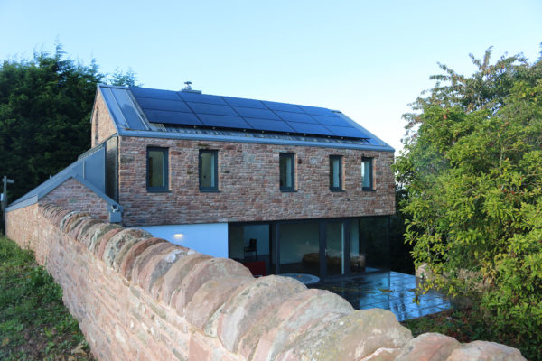 contemporary self-build cottage