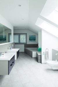 large modern bathroom