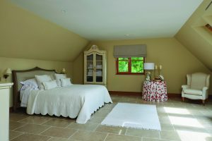 large yellow master bedroom