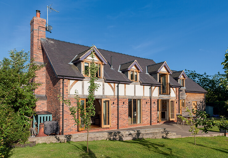 Welsh Oak affordable oak frame home