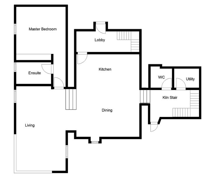 converted mill ground floor plans
