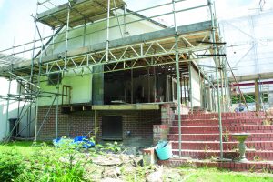 Bungalow mid renovation