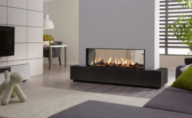 DRU Metro double-sided stove