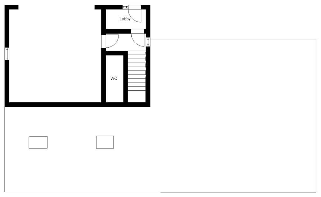 timber clad home on a sloping plot first floor plans