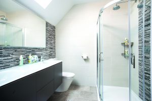 simple white bathroom