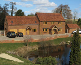 House with handmade clay tiles from Tudor Roof Tiles