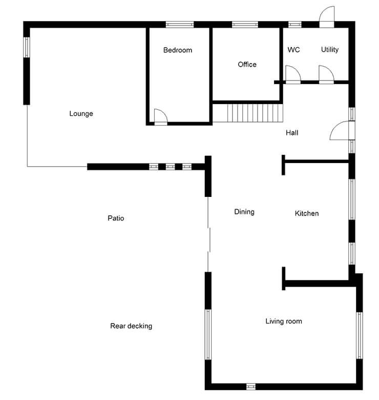 '60s Bungalow Renovation & Extension Plans Build It