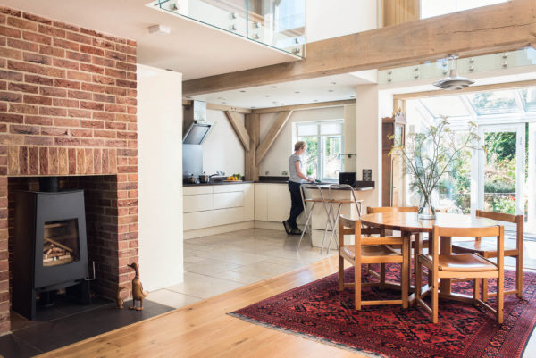 Sterry oak frame home