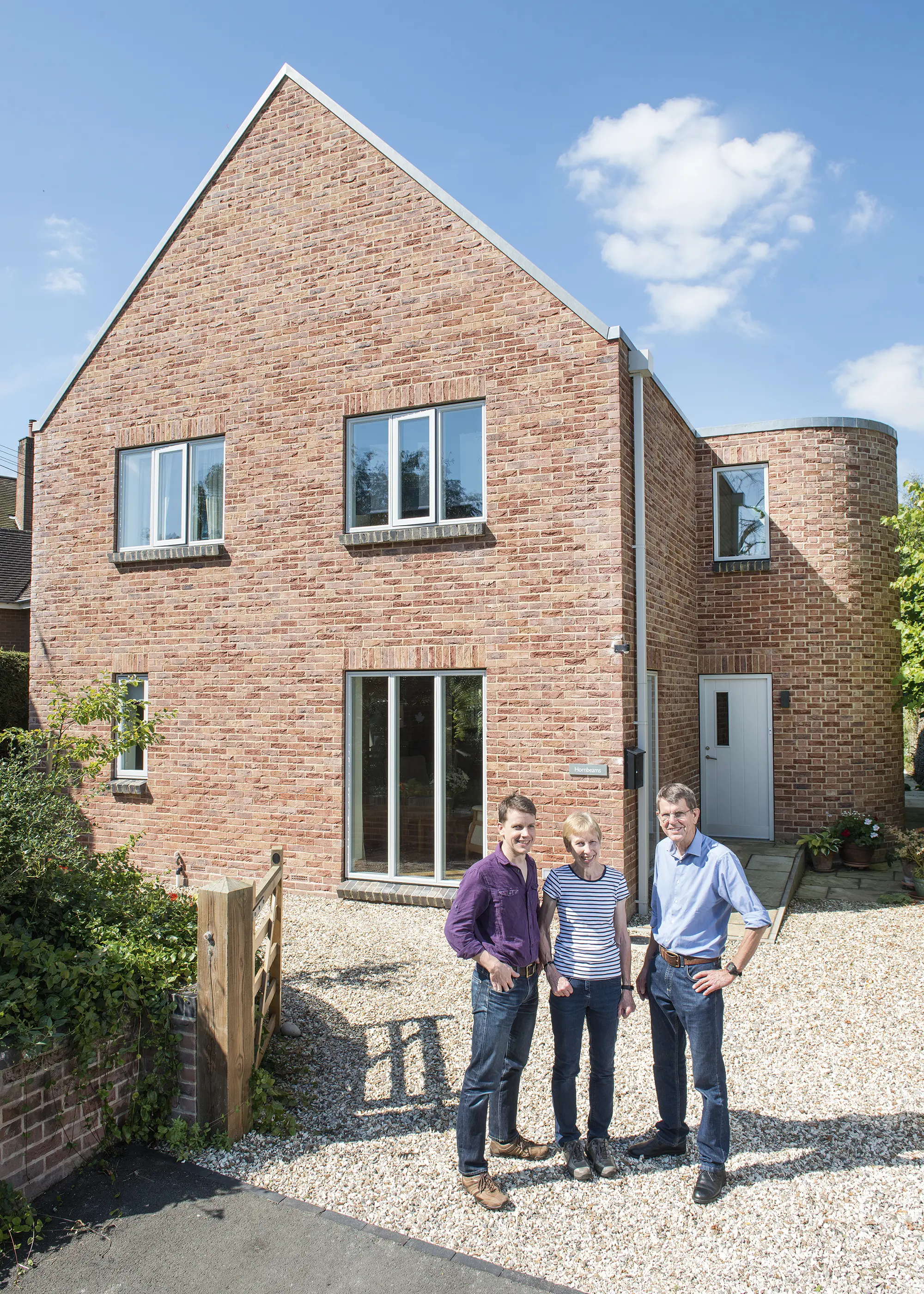 Contemporary Oak Frame Home in Worcestershire with a Brick Exterior