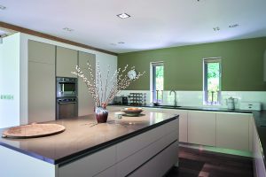 open plan kitchen