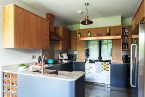 open plan kitchen