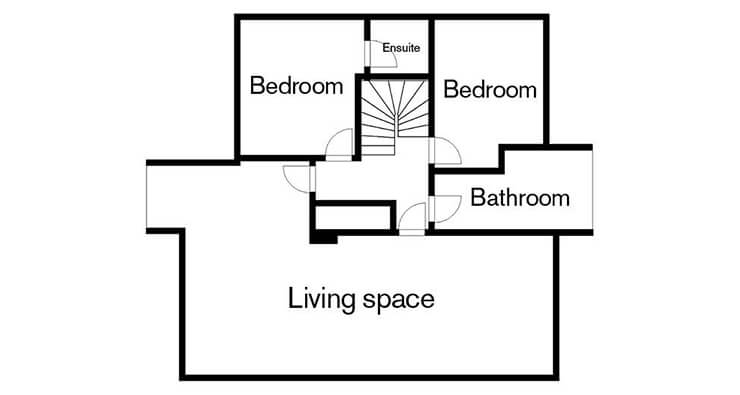 Georgian renovation second floor plans