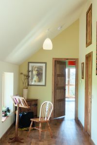 Wood floored hallway