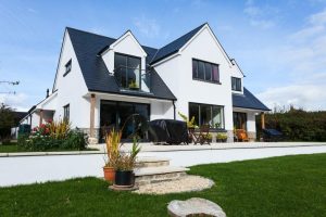 Contemporary timber frame self-build