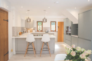 Open plan kitchen