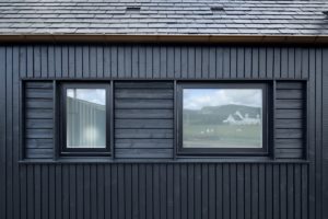 Black clad house