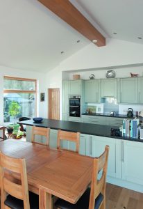 open plan kitchen