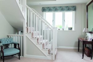 traditional renovated staircase