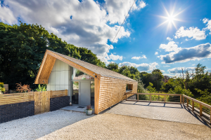 Timber clad home