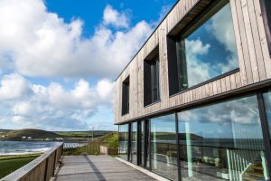 Oysterfalls with glazing by ecoHaus internorm