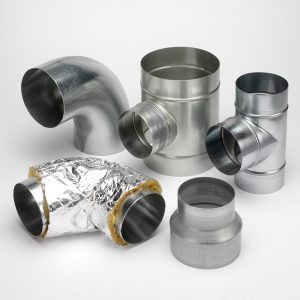 Fittings for domestic ventilation ducts