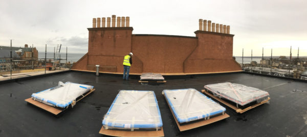 New roof membrane