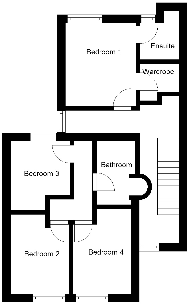 Boardman home first floor house plan