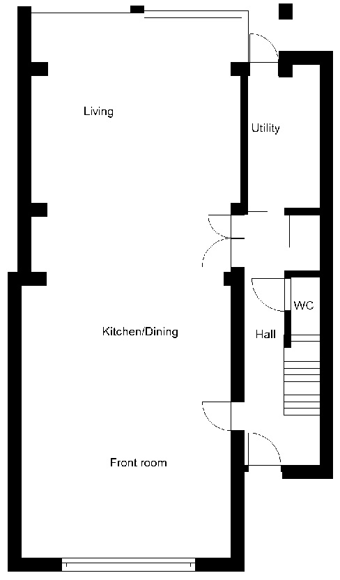 Boardman home ground floor house plan
