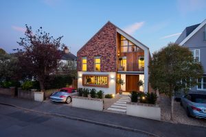 English Brothers contemporary brick home