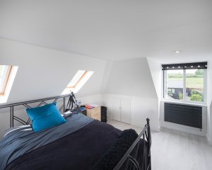 Fernandez's loft bedroom