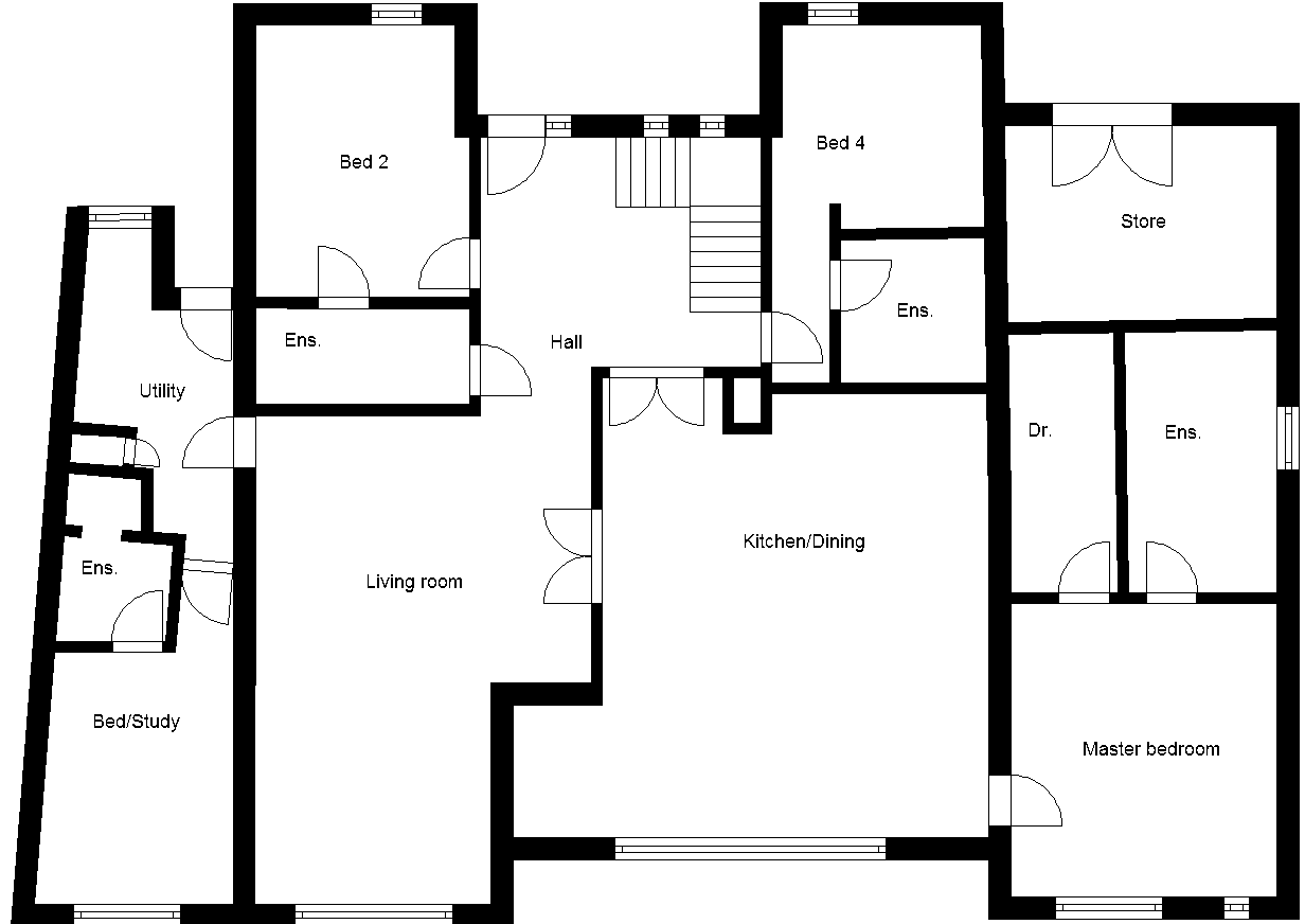 Fernandez house plan ground floor