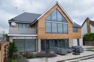 Gabled self-build by Flight Timber