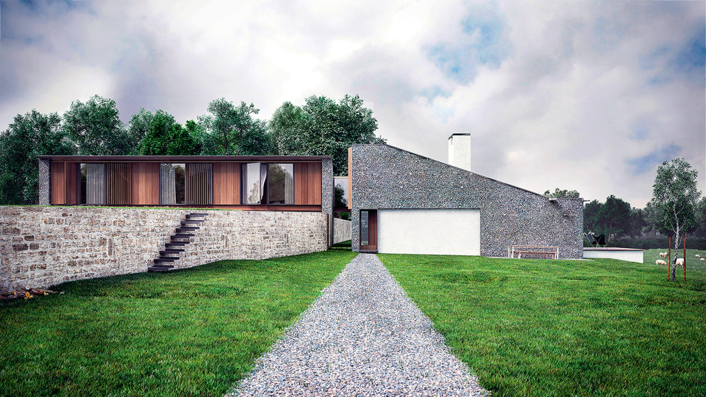 Home on an awkward plot by Paul Cashin Architects