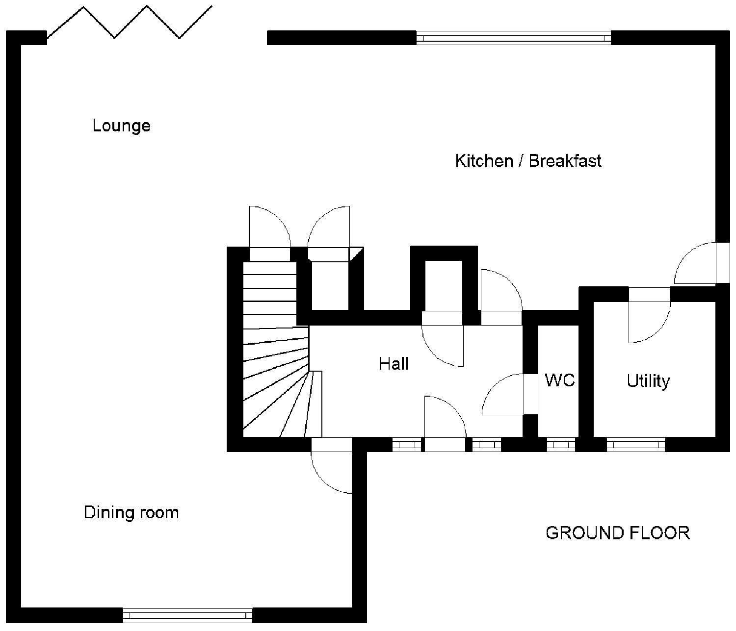 Ground floor house plan 