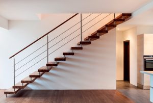 Cantilevered staircase by Zakuna