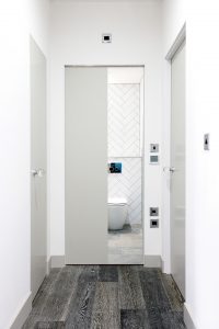 Bathroom pocket door from Selo