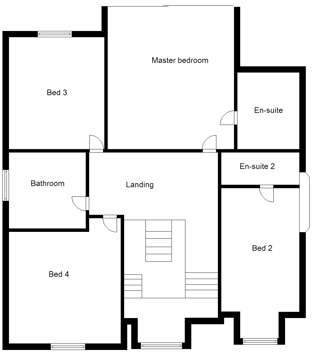 Bearman and Rogers house plan first floor