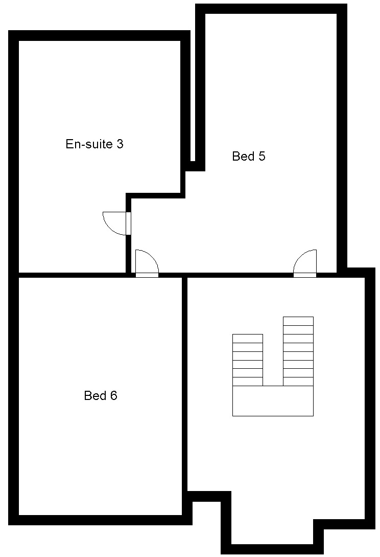 Bearman and Rogers house plan second floor