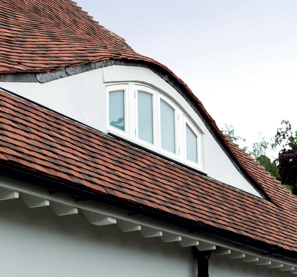 Arts and Crafts inspired dormer window