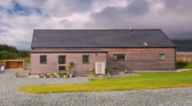 Modern Longhouse-Style Self Build Overlooking the Scottish Coast