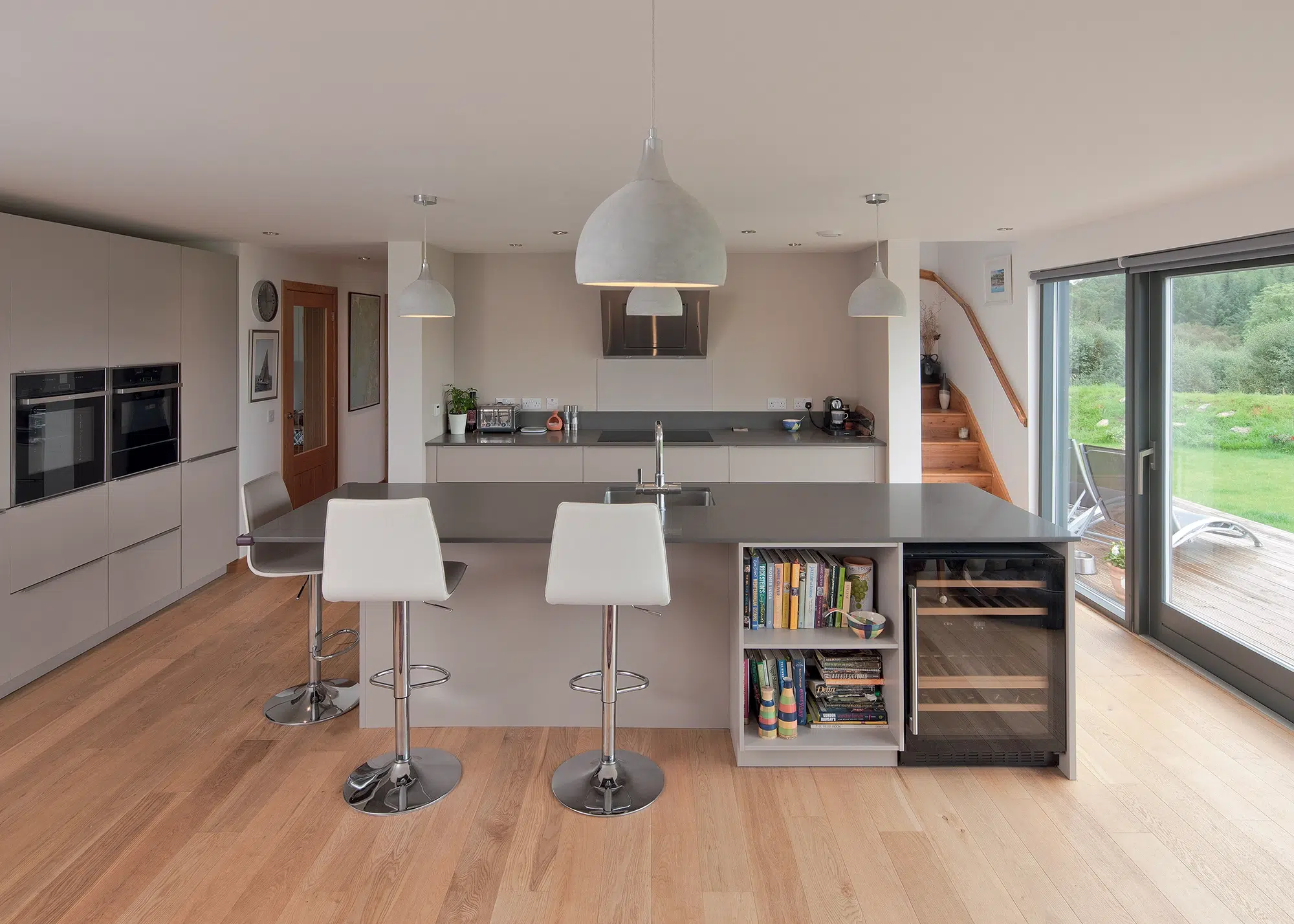 Modern Longhouse-Style Self Build Overlooking the Scottish Coast