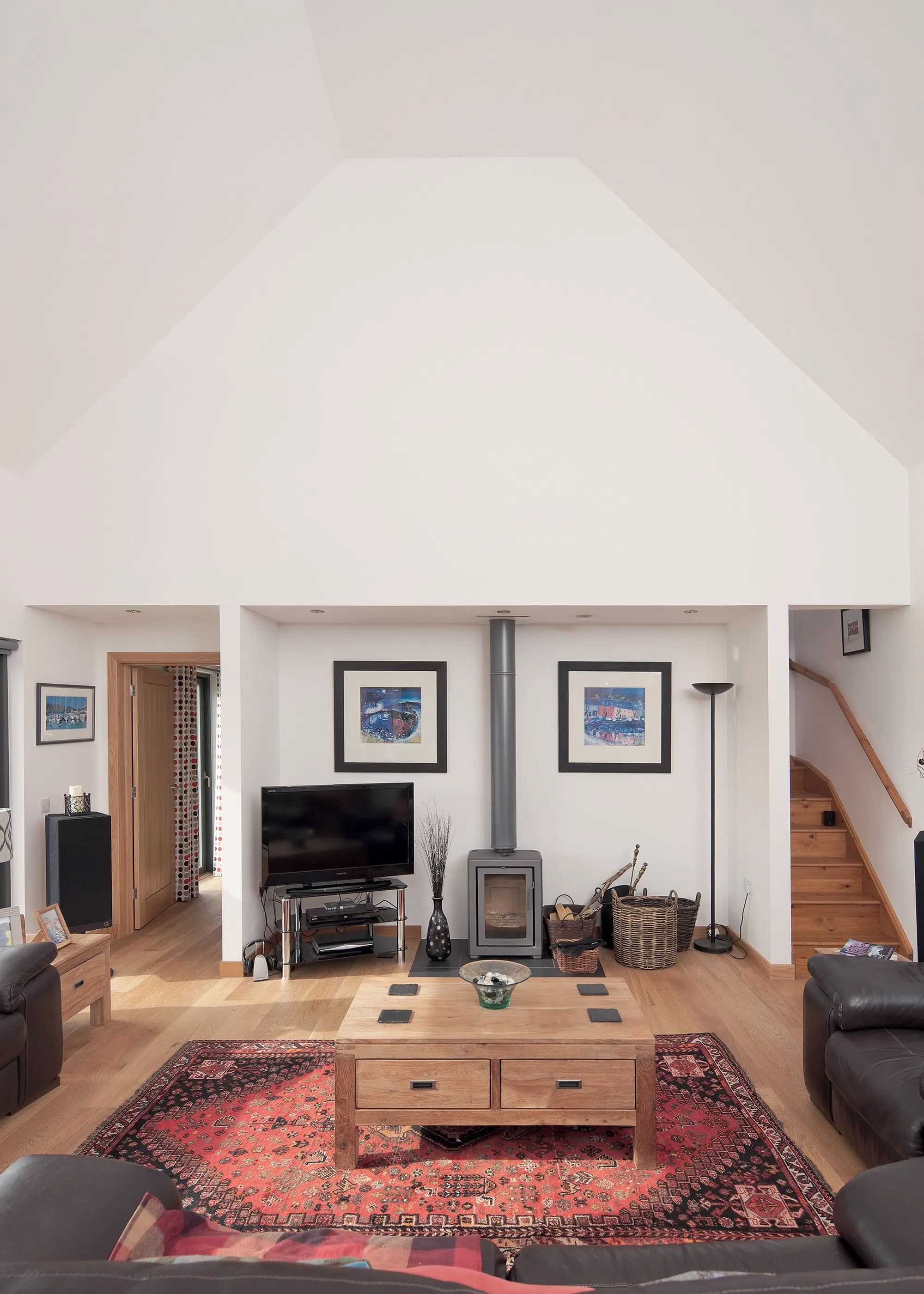 Modern Longhouse-Style Self Build Overlooking the Scottish Coast