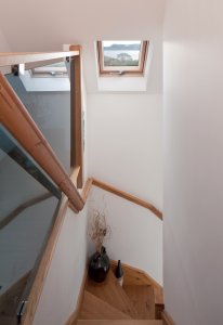 Wooden staircase